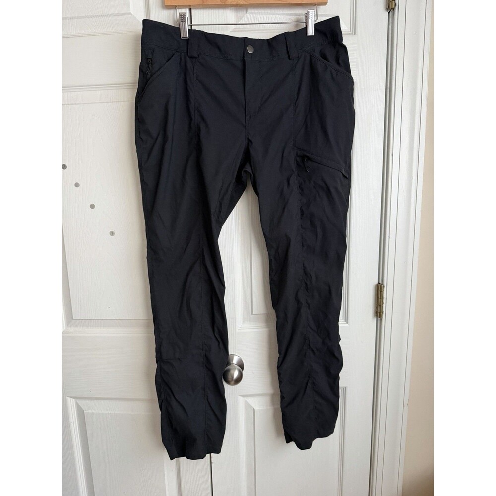 Duluth Trading Company Women's Dry on the Fly Bootcut Pants Black 14x31